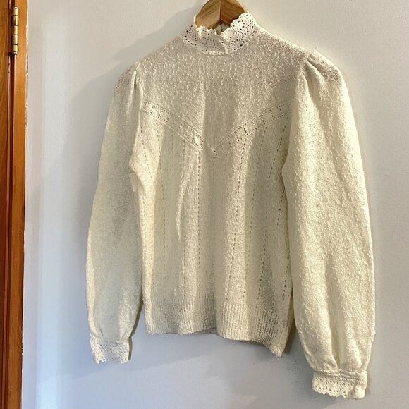 Vintage Victorian Inspired Blouse - 70s - Picture 2 of 6